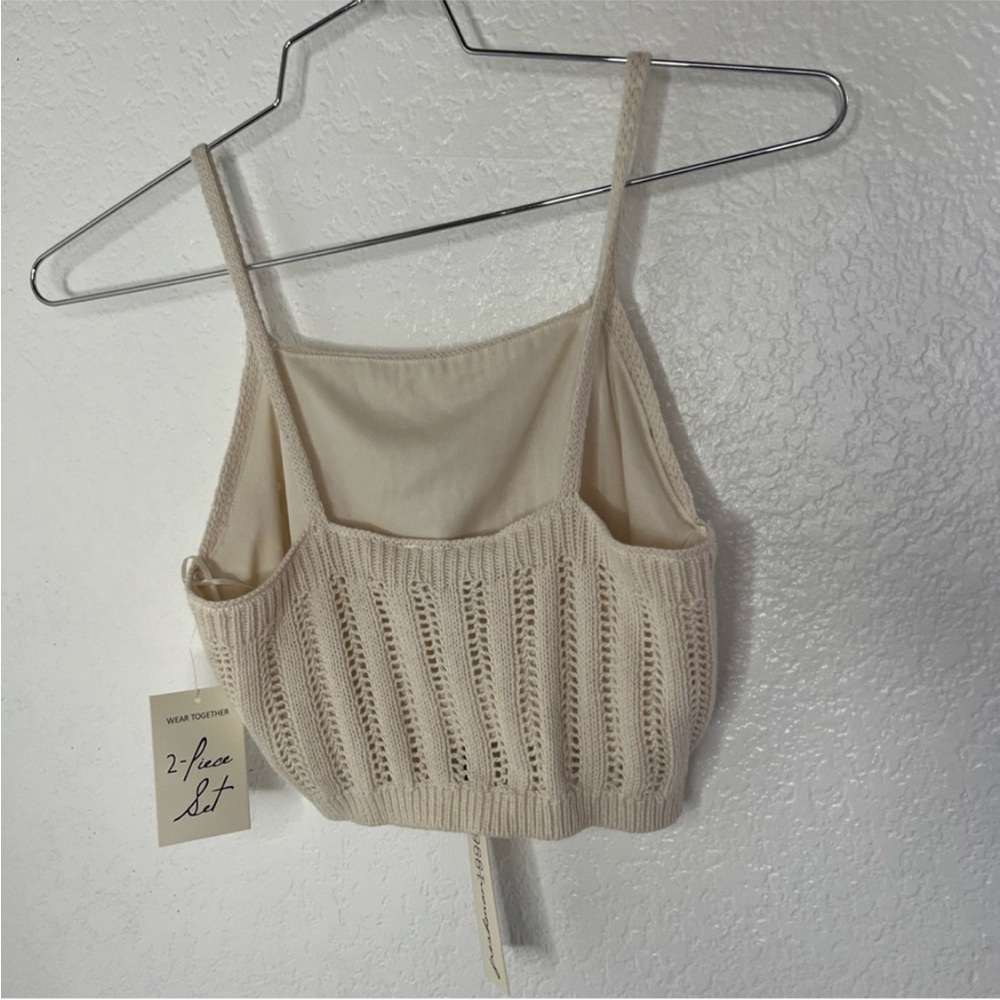 Elegant Cream Knit Skirt - Picture 10 of 12